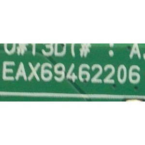 MAIN PARA SMART TV LG 4K RESOLUCION (3840 X 2160) / NUMERO DE PARTE EBU66345002 / EAX69462206 (1.0) / 1F1L0093-0004 / PANEL NC430TQG- VHKP1 / MODELO 43NANO75UQA.BUSSLJM
